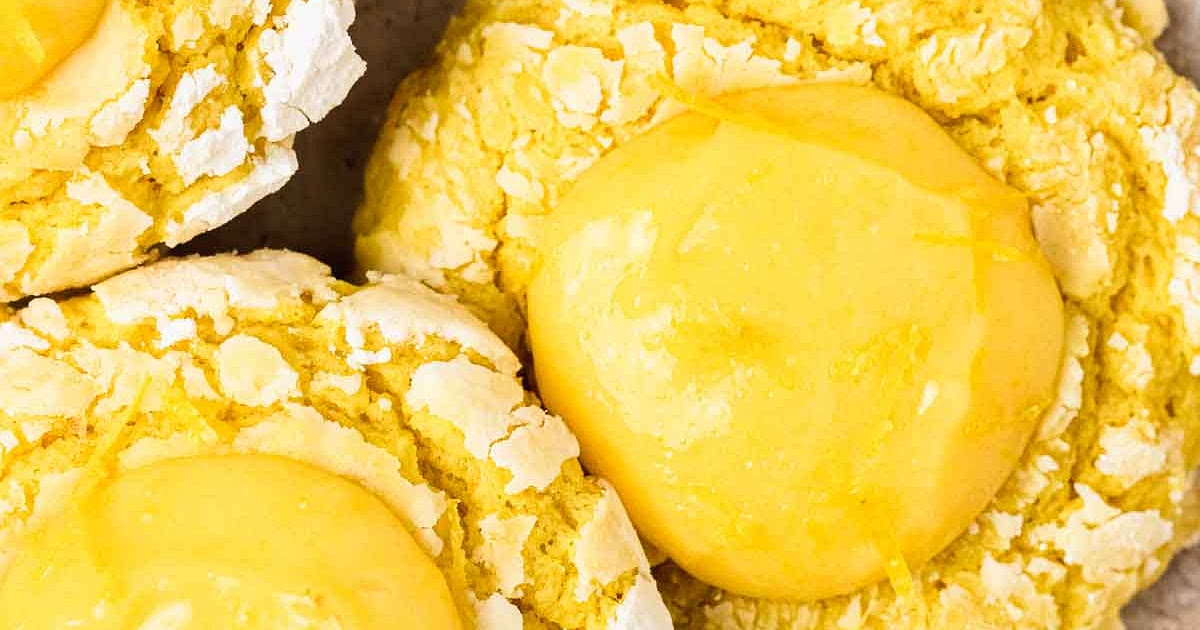Lemon Curd Cookies Recipe | Samsung Food App