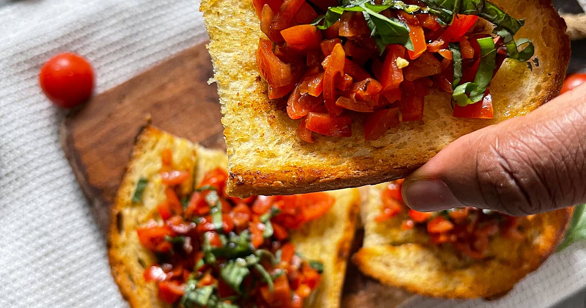 Bruschetta Recipe | Samsung Food App