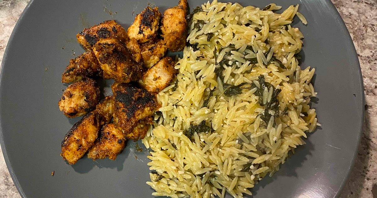 Chicken Spinach and Feta Orzo  Recipe | Samsung Food App