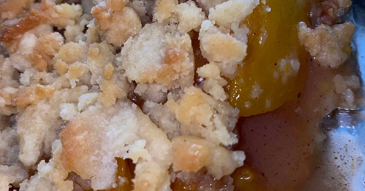 (Healthy) Peach Struesel Pie Recipe | Samsung Food App