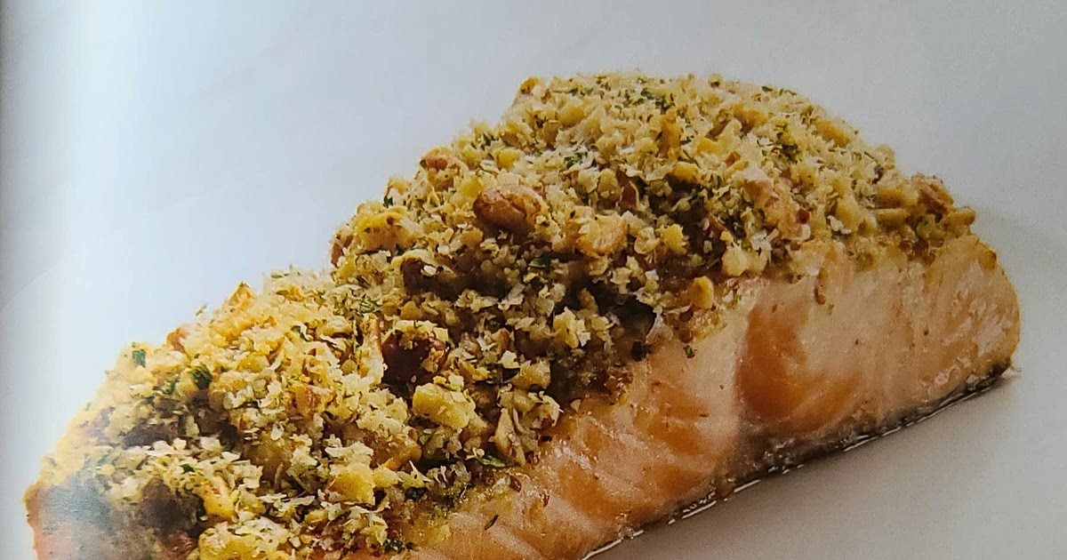 Parmesan and nut crusted salmon Recipe | Samsung Food App