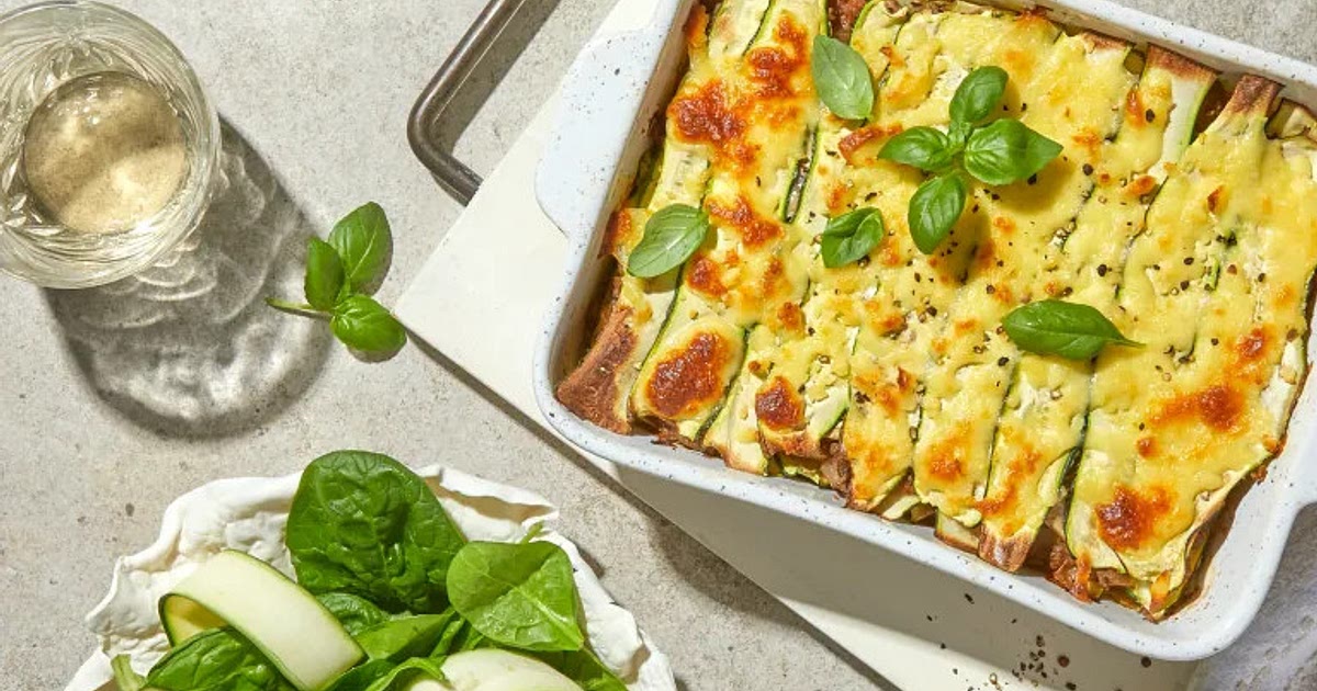 Baby Marrow & Ostrich Lasagne Recipe | Samsung Food App