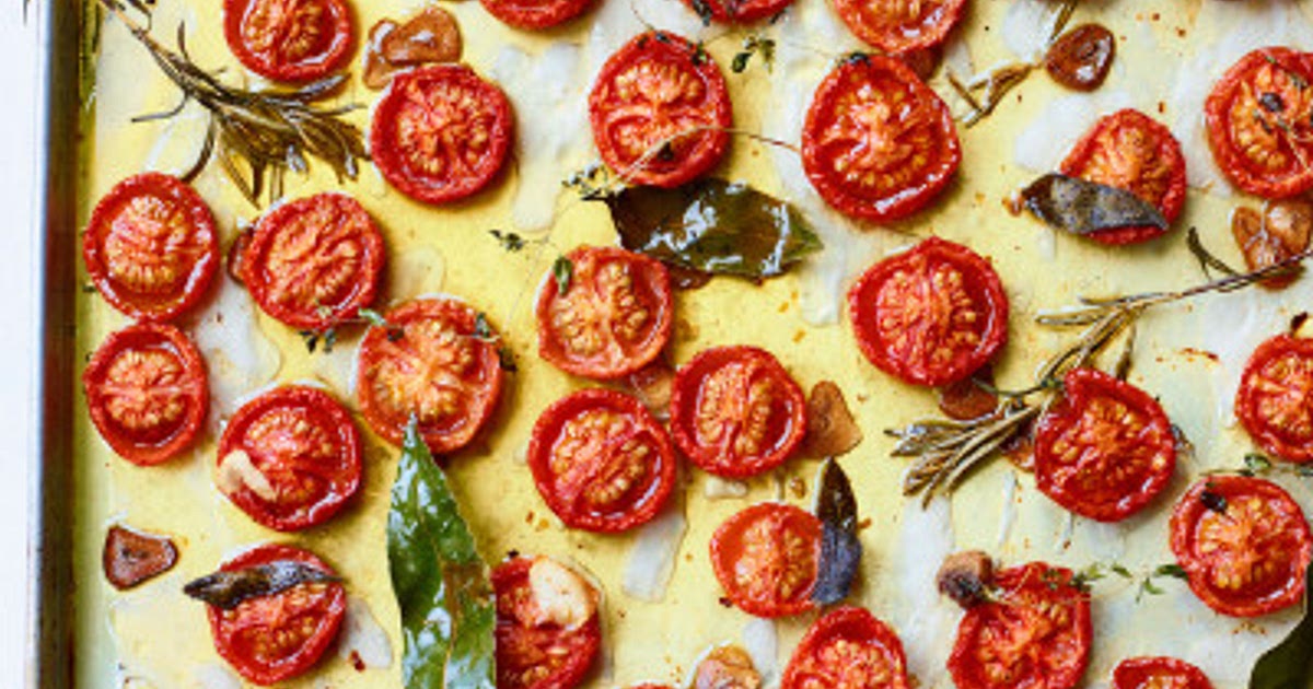Confit tomatoes with herbs Recipe | Samsung Food App