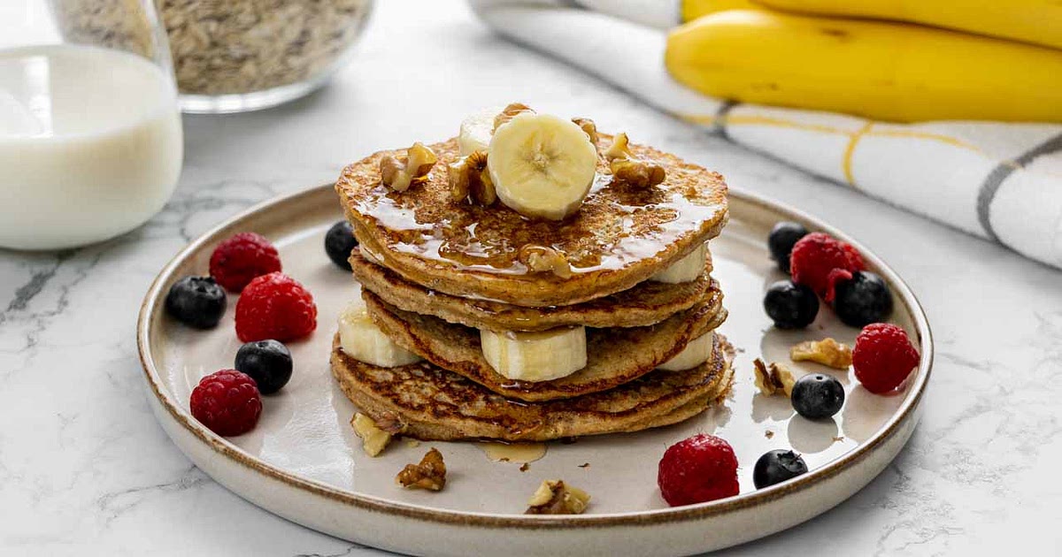 Healthy Banana Oat Pancakes Recipe | Samsung Food App