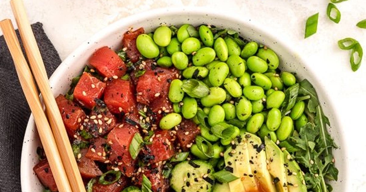 Tuna Poke Salad Recipe | Samsung Food App