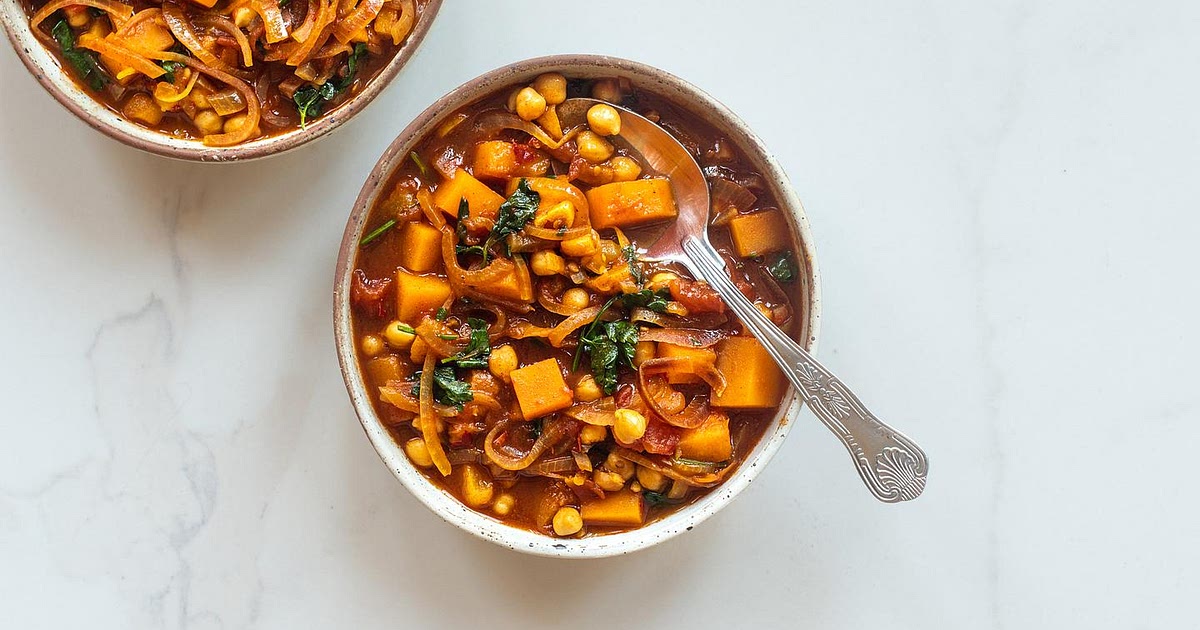 Apricot, Squash and Chickpea Tagine Recipe | Samsung Food App