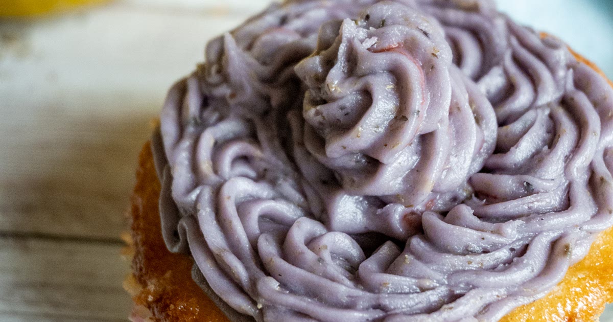 Lemon Cupcakes with Lavender-Chamomile Buttercream Recipe | Samsung Food App