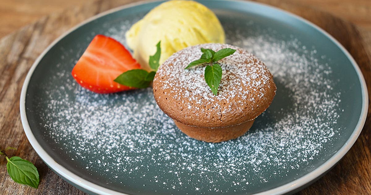 Easy Lava Cake | Molten Chocolate Dessert Recipe | Samsung Food App