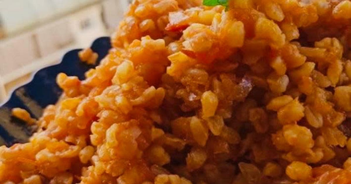 Burghul A Banadoura, Bulgur cooked with Tomato برغل عا بندورة Recipe | Samsung Food App