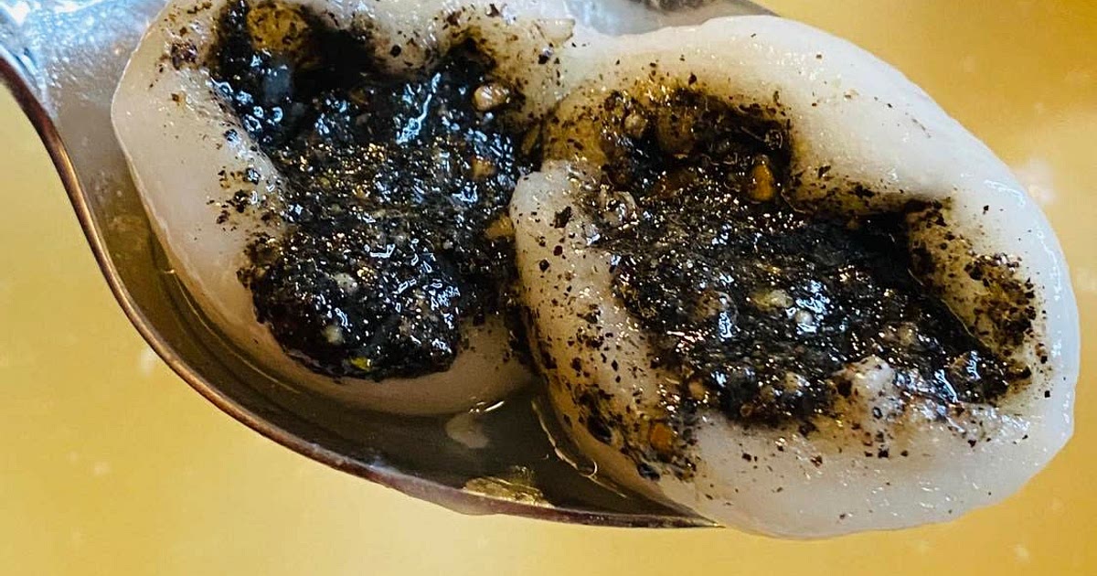 Black Sesame Stuffed Rice Dumplings | 黑芝麻汤圆 Recipe | Samsung Food App