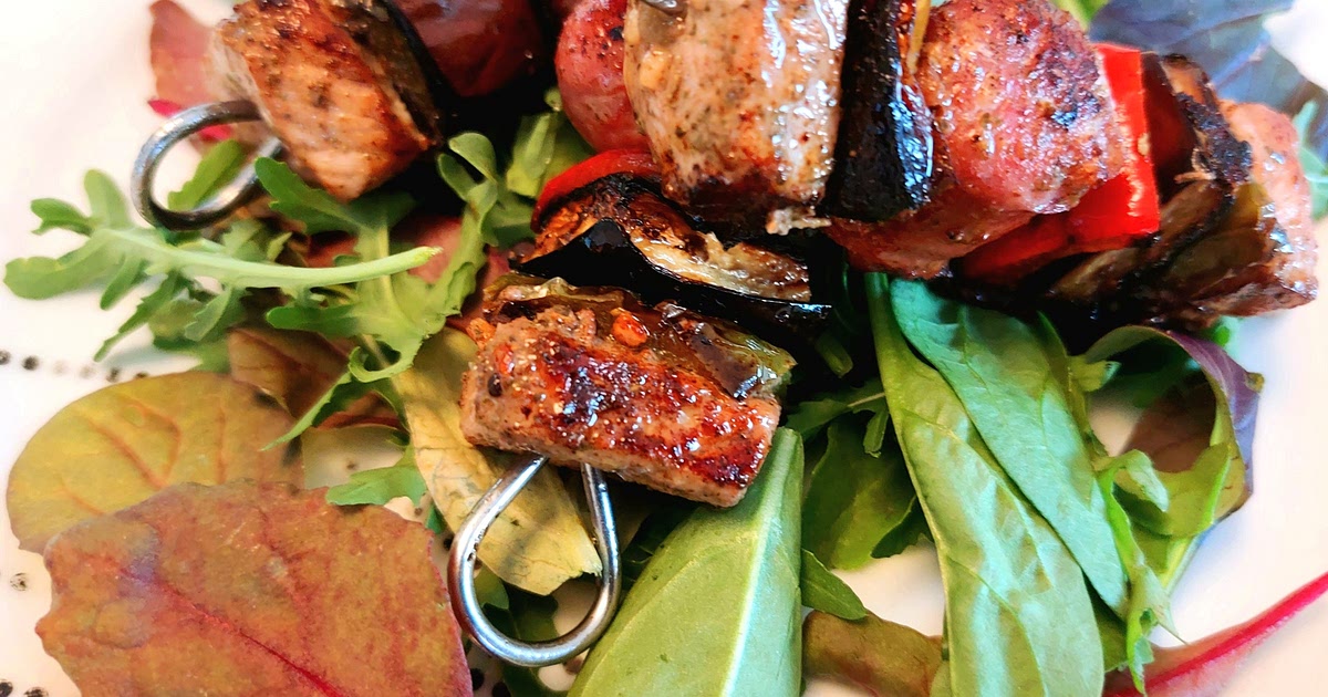 Skewers - Pork and Vegetables Recipe | Samsung Food App