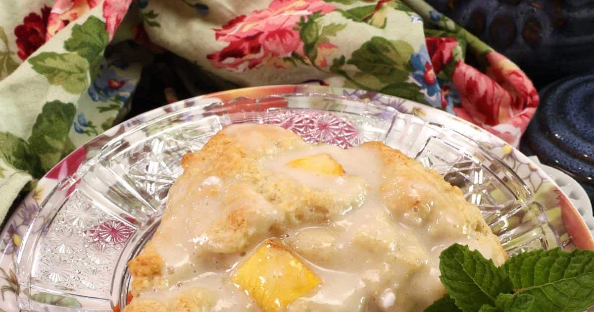 Small Batch Peach Scones Recipe | Samsung Food App