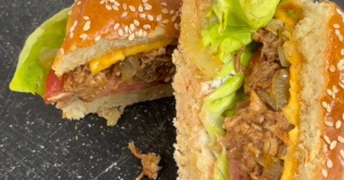 Pulled chicken burger Recipe | Samsung Food App