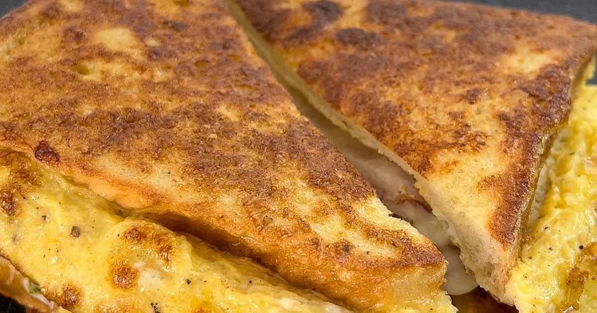 The viral TikTok egg toast sandwich Recipe | Samsung Food App