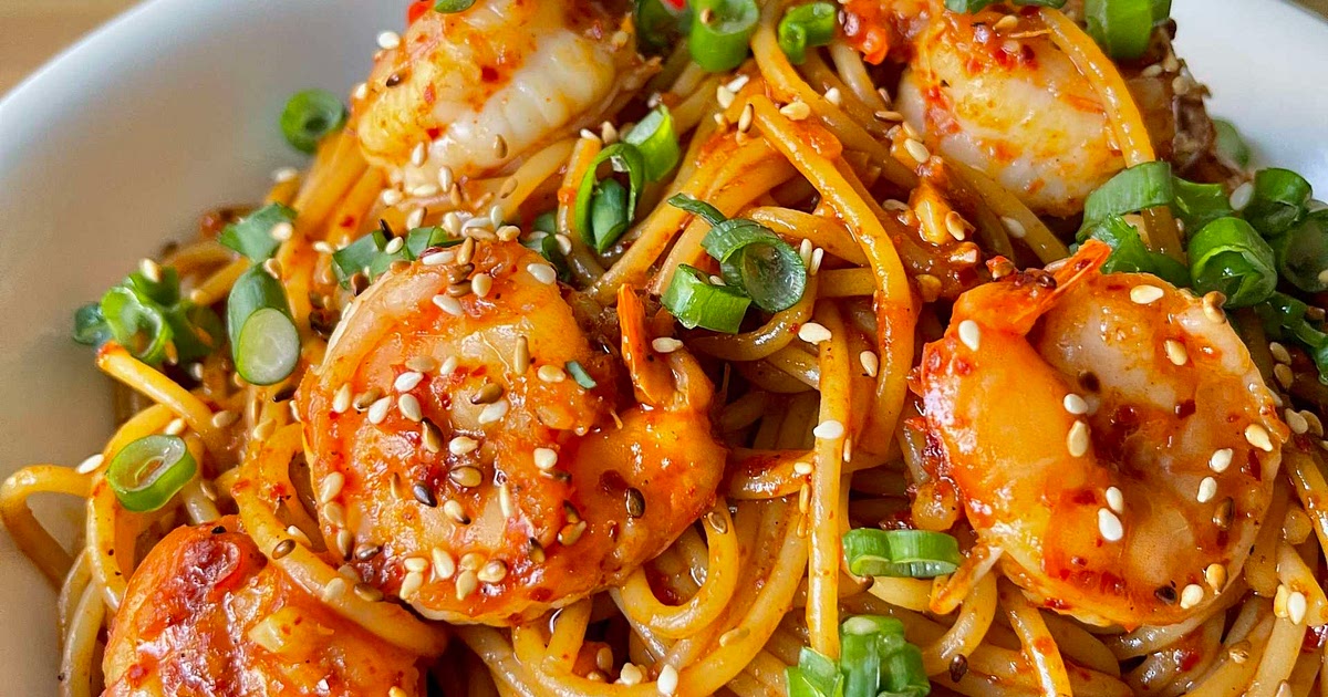 Spicy garlic shrimp pasta Recipe | Samsung Food App