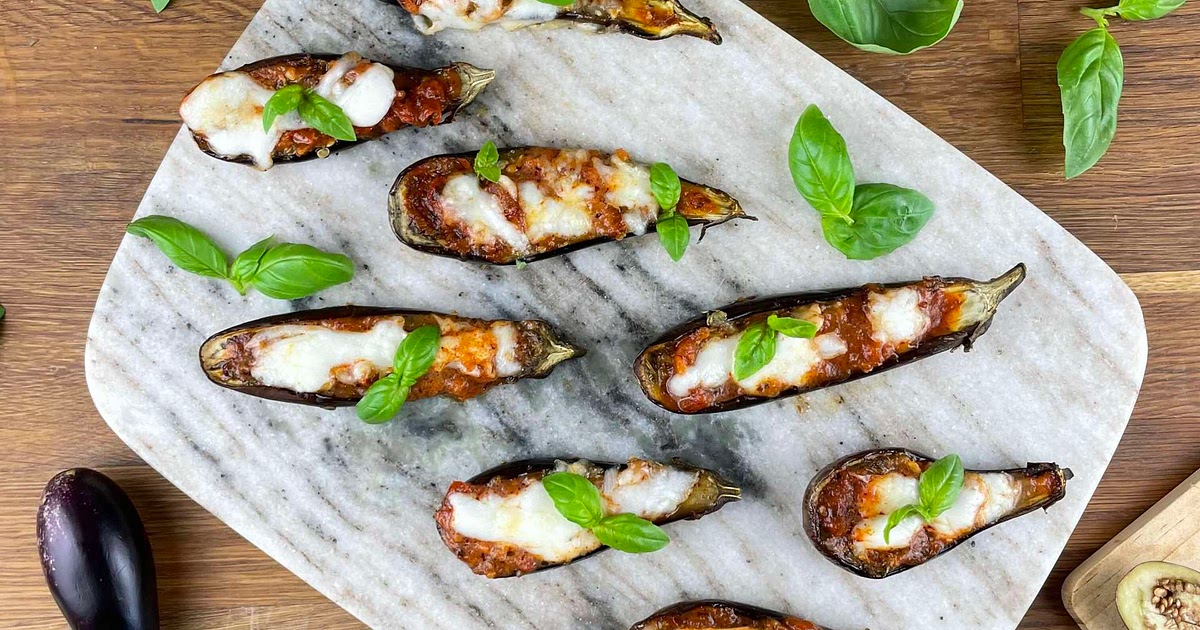 Roasted Baby Aubergines Recipe | Samsung Food App