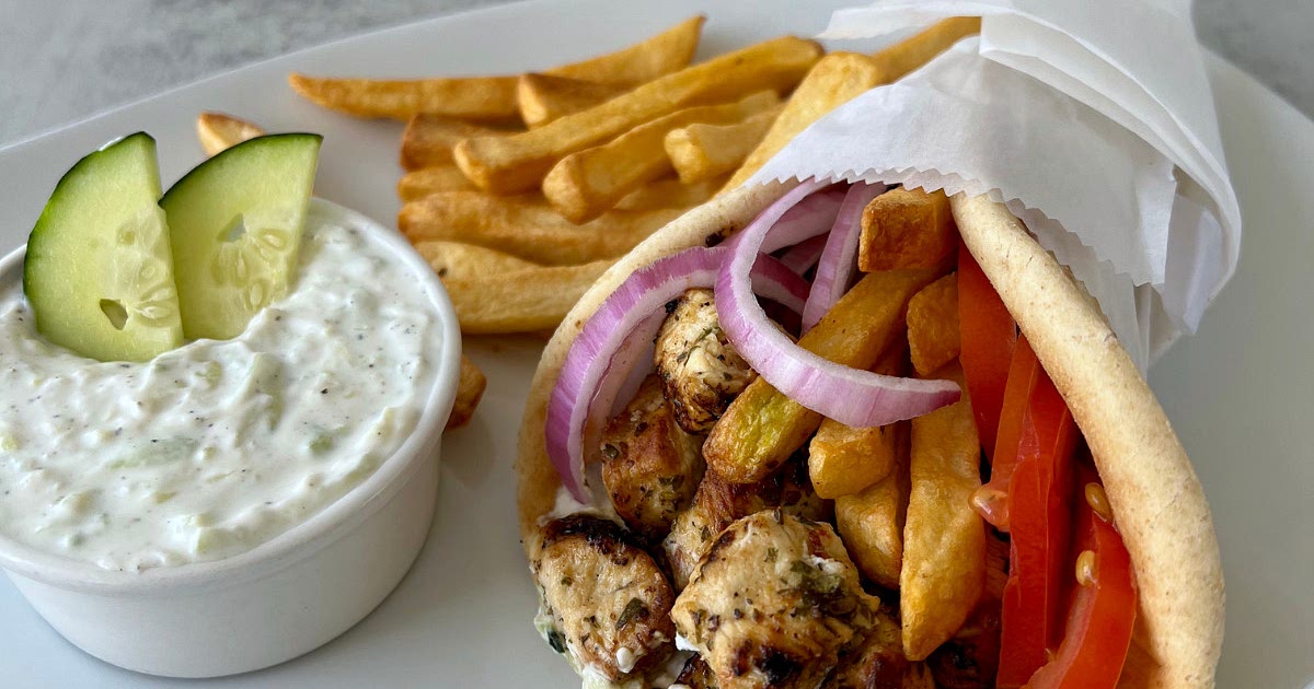 Greek Chicken Souvlaki Wrap Recipe | Samsung Food App