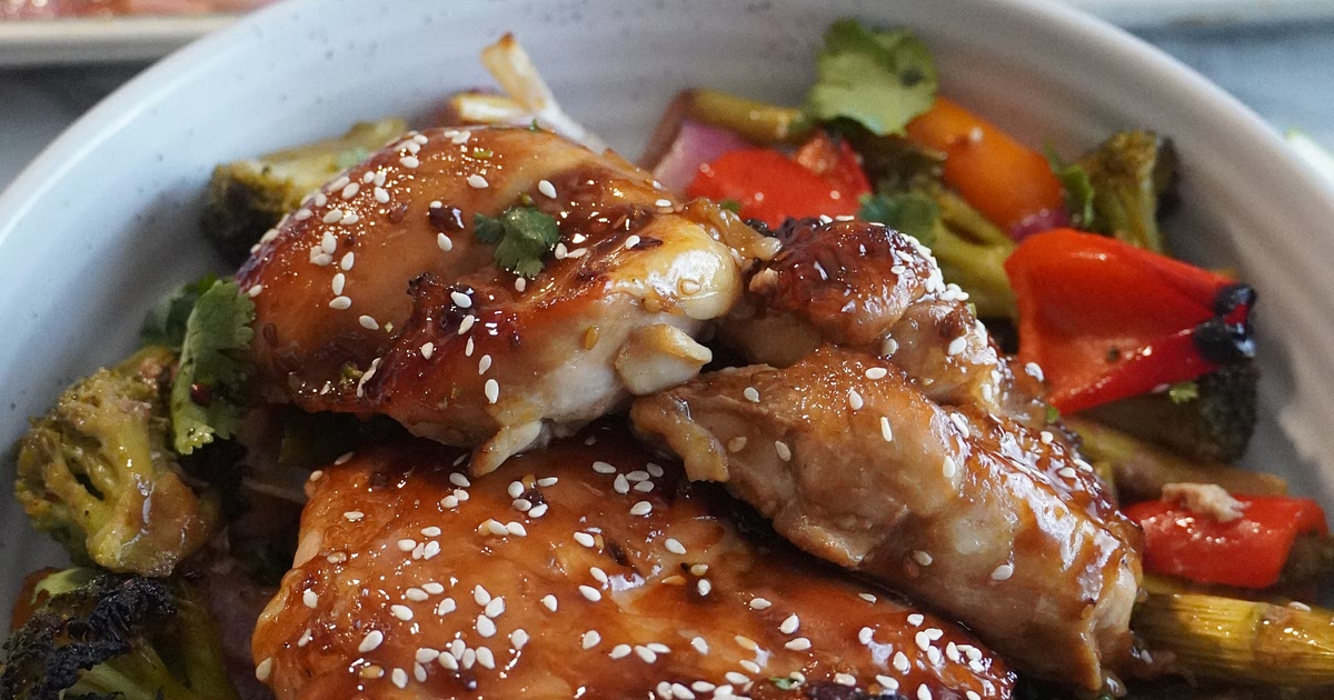 Ree Drummond's Teriyaki Chicken Sheet Pan Dinner Recipe | Samsung Food App