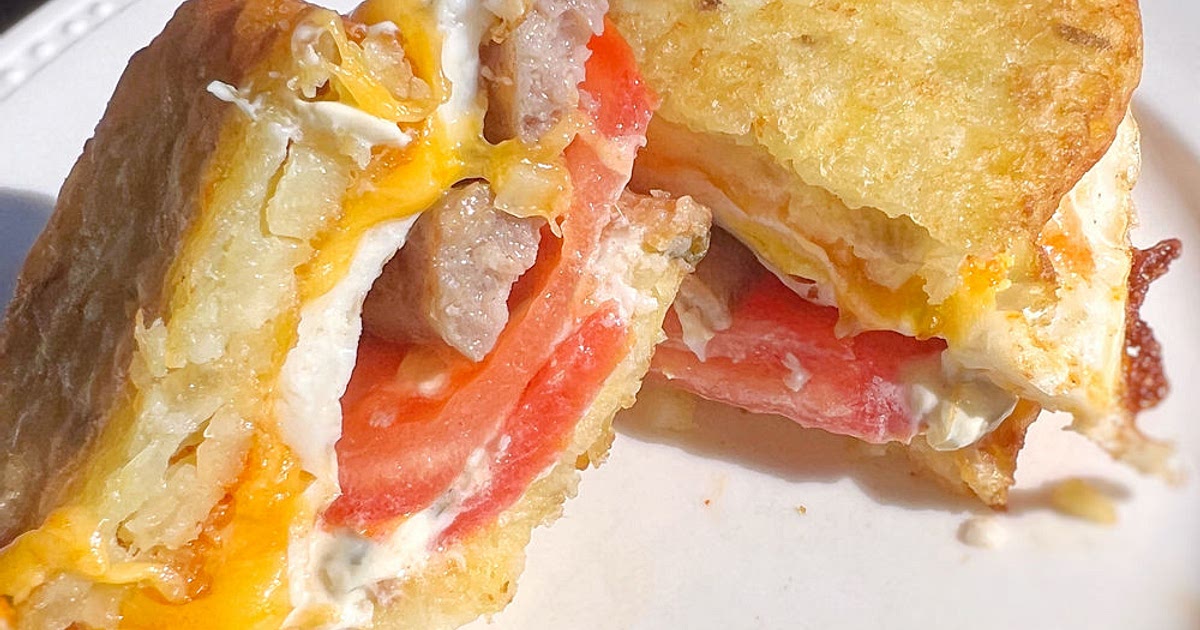 Hashbrown Breakfast Sandwich Recipe | Samsung Food App