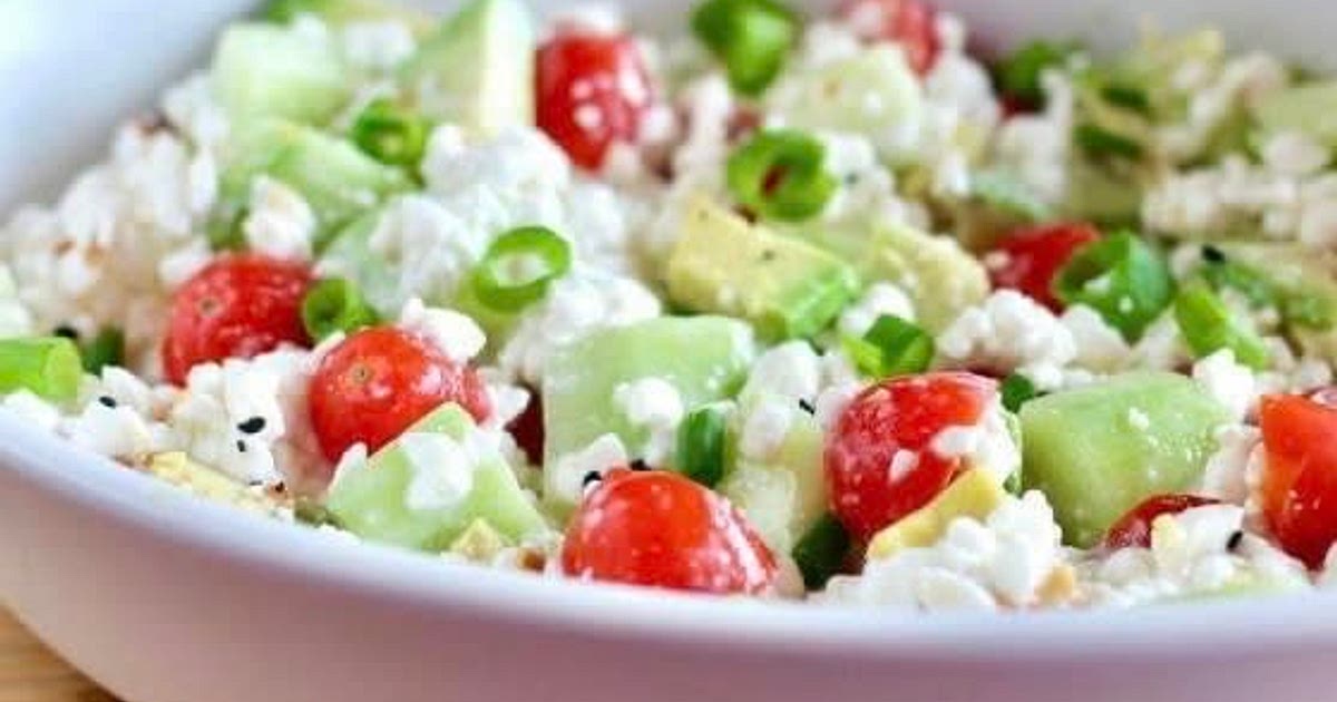 Tomato Cucumber Cottage Cheese Salad Recipe | Samsung Food App