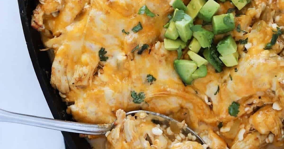Chicken Verde Casserole 🌿 Recipe | Samsung Food App