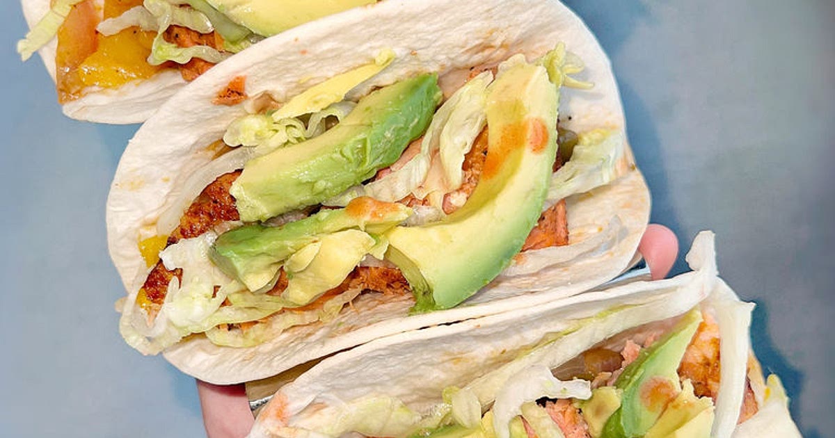 Air Fried Salmon Tacos Recipe | Samsung Food App