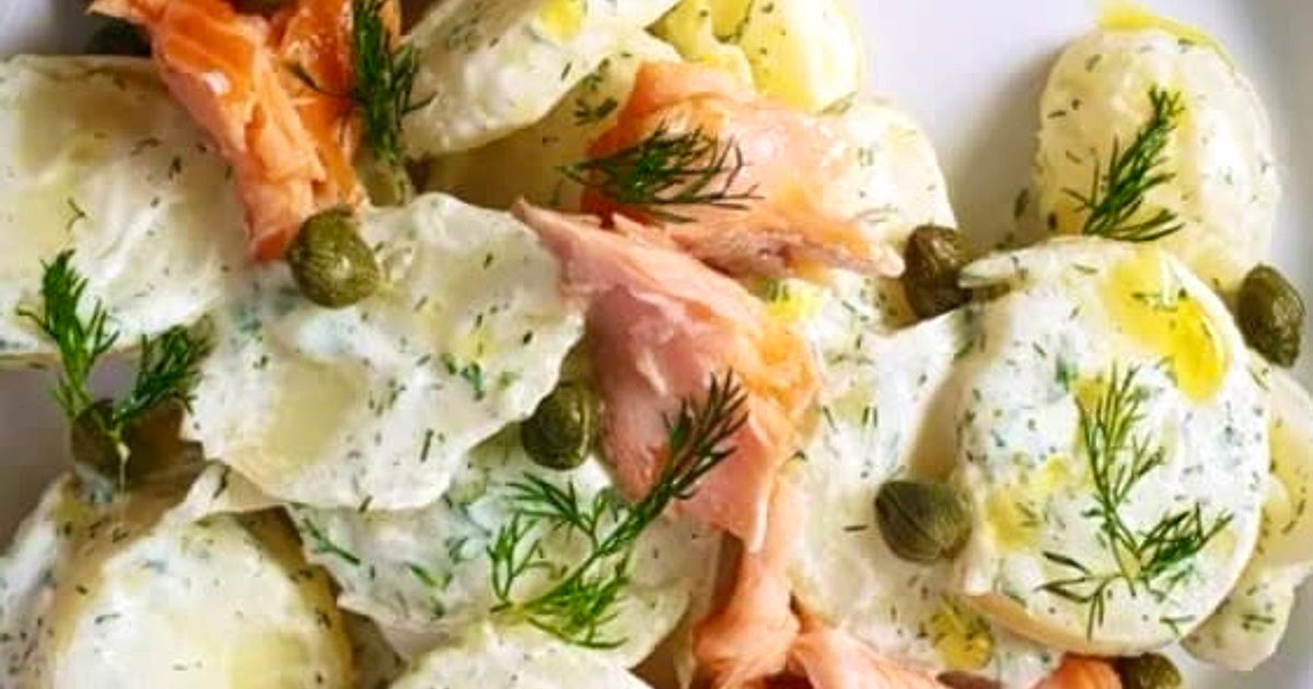 Smoked Salmon and Potato Salad. Recipe | Samsung Food App