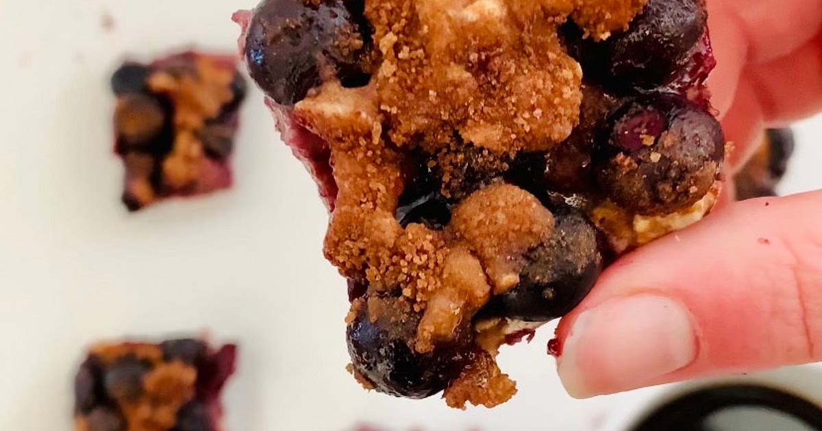 Blueberry Breakfast Bars Recipe | Samsung Food App