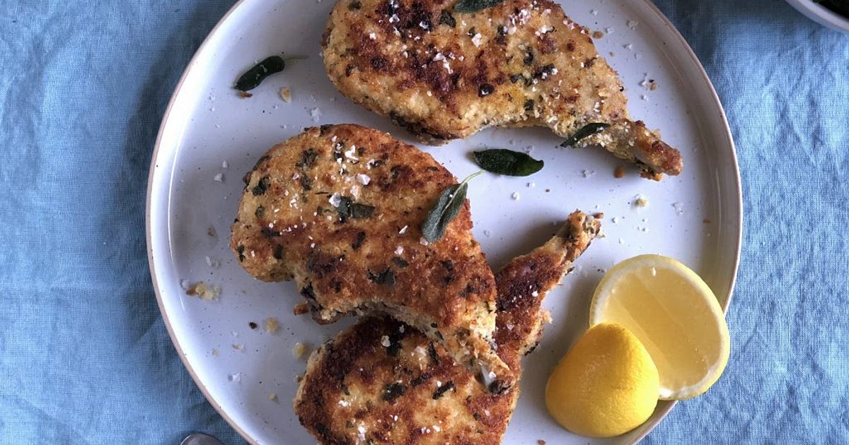 Crumbed Pork Cutlets With Sage, Lemon And Parmesan | Otway Pork Recipe | Samsung Food App