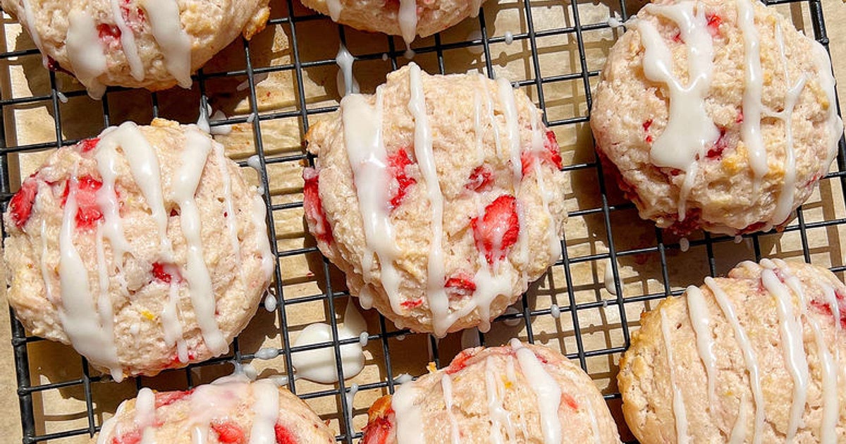 Chilled Strawberry Shortcake Cookies Recipe | Samsung Food App
