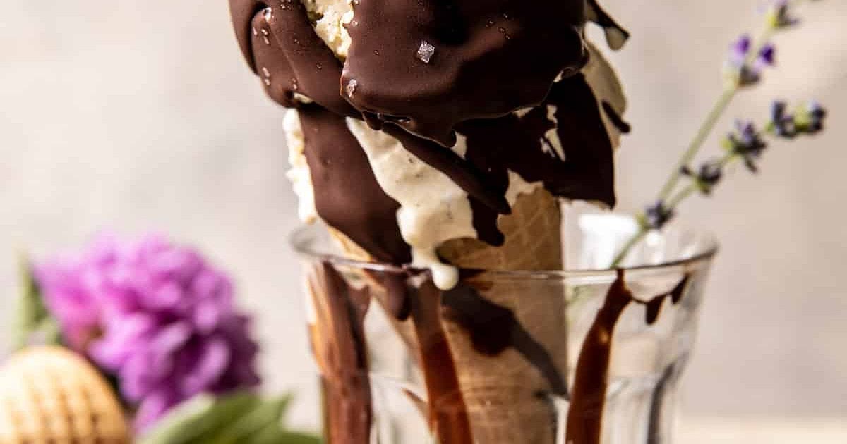 No Churn Vanilla Bean Olive Oil Ice Cream Recipe | Samsung Food App