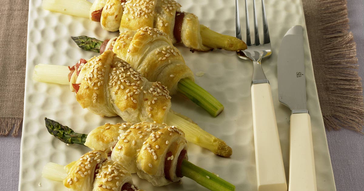 Spargel-Blätterteig-Röllchen Recipe | Samsung Food App