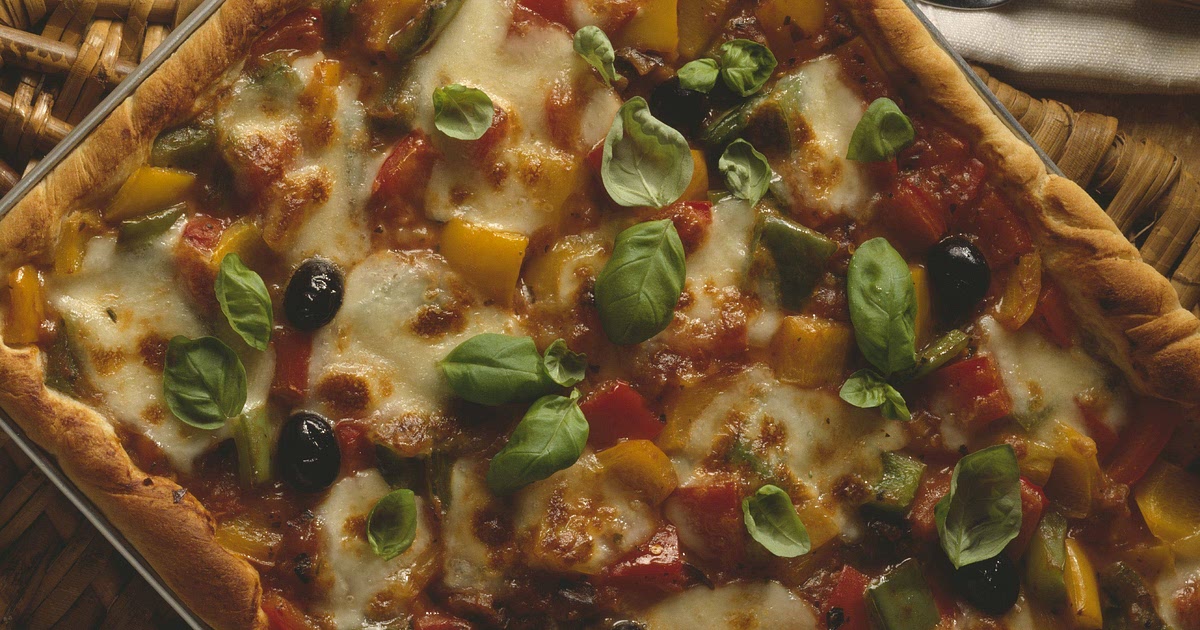 Ratatouille-Pizza mit Basilikum Recipe | Samsung Food App