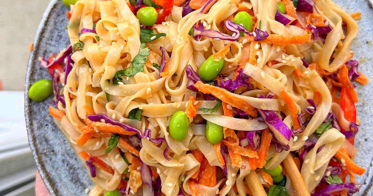 Peanut Butter Noodle Salad Recipe | Samsung Food App
