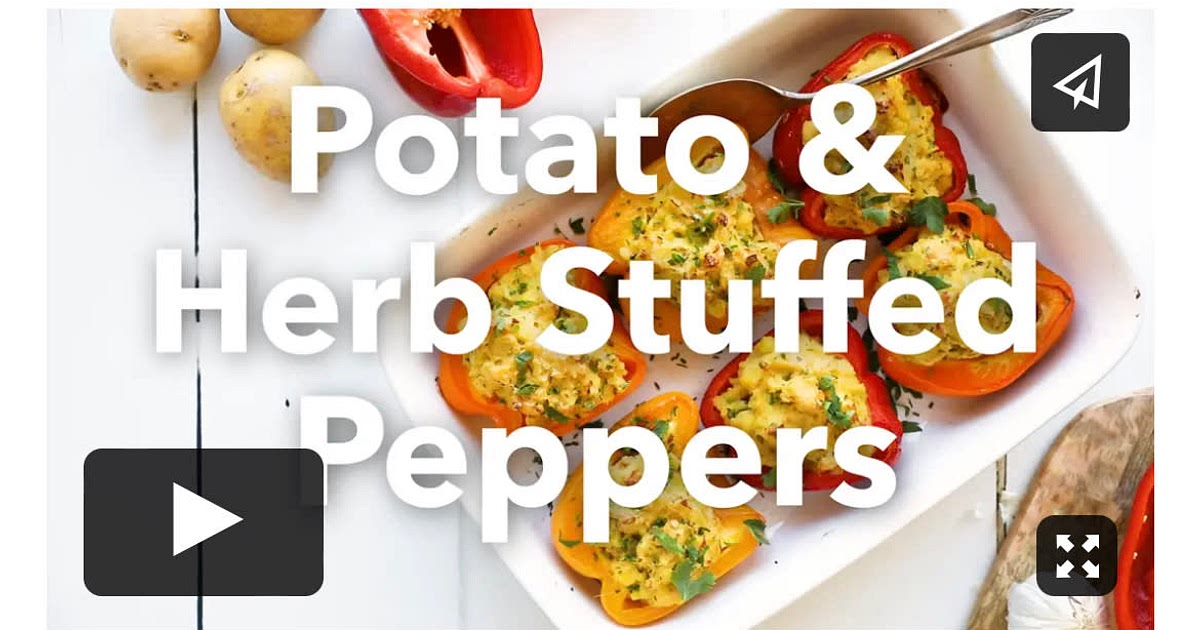 Potato & herb stuffed peppers Recipe | Samsung Food App