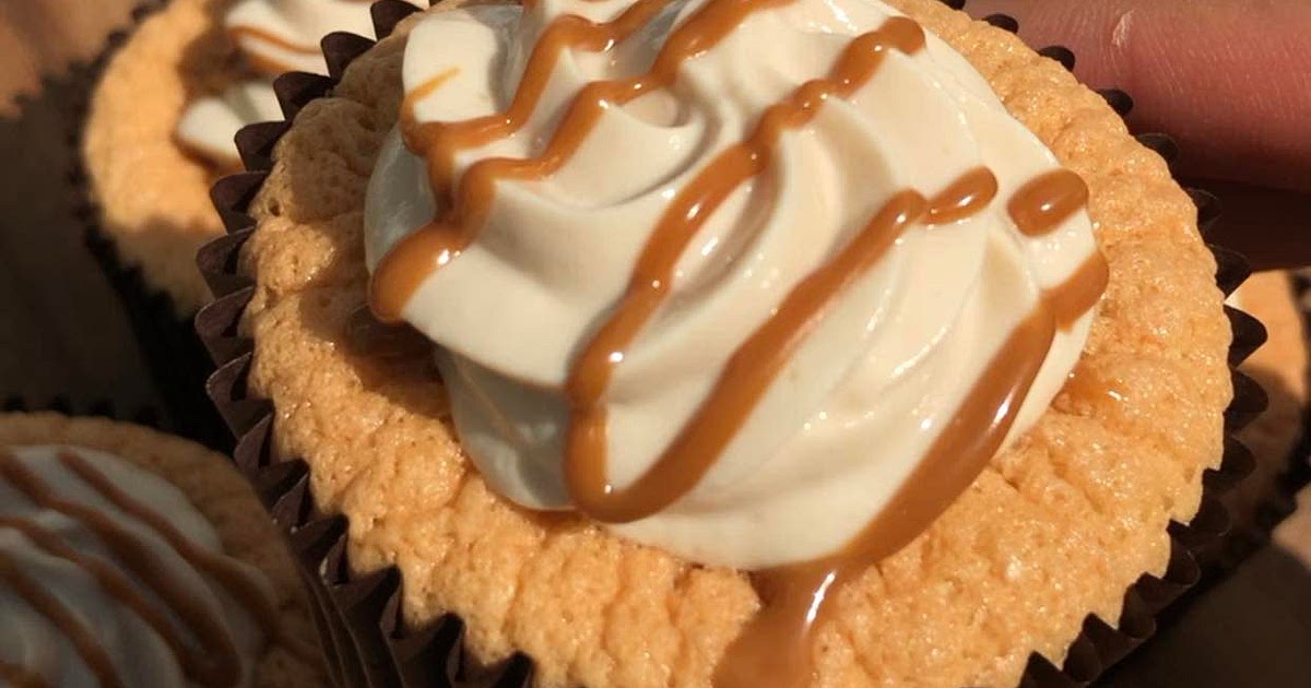 88cal Salted caramel filled cupcakes Recipe | Samsung Food App