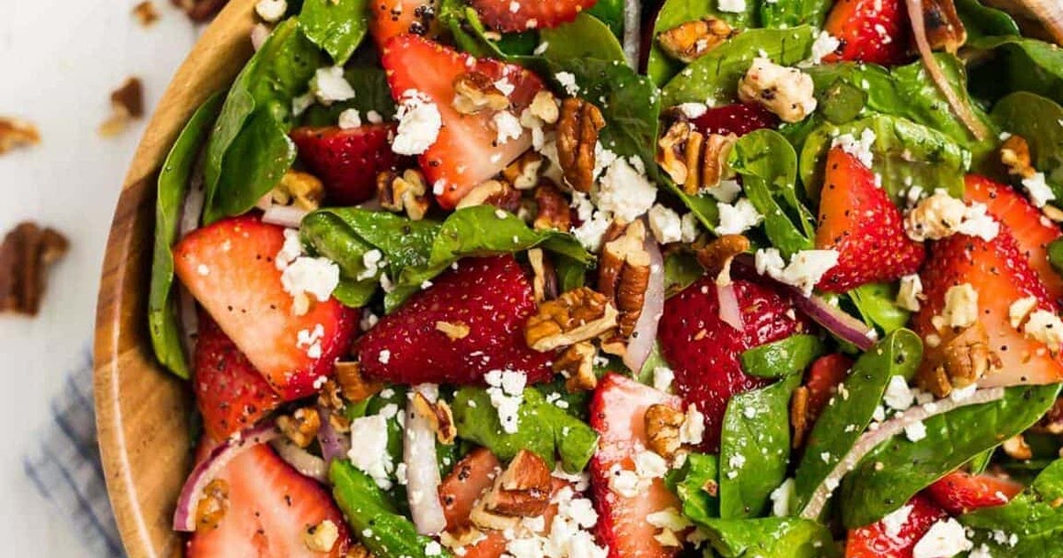 Strawberry Spinach Salad Recipe | Samsung Food App