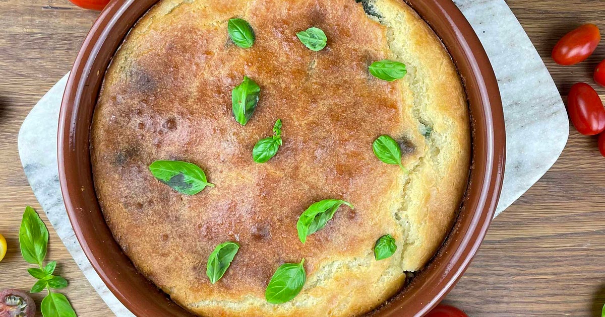 Easy Tomato Mozzarella Pie Recipe | Samsung Food App