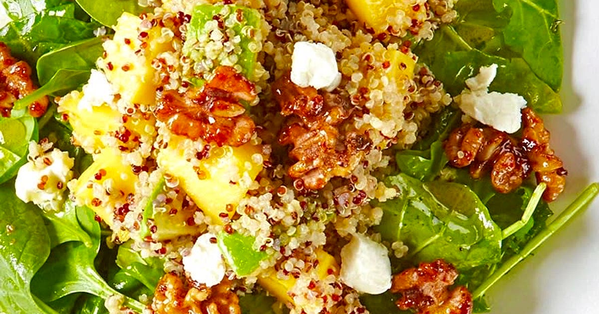 Spinach, Pineapple &amp; Quinoa Salad Recipe | Samsung Food App