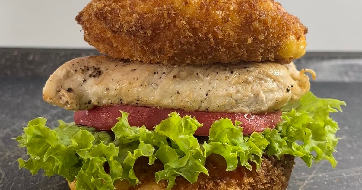 Babybel chicken burger Recipe | Samsung Food App