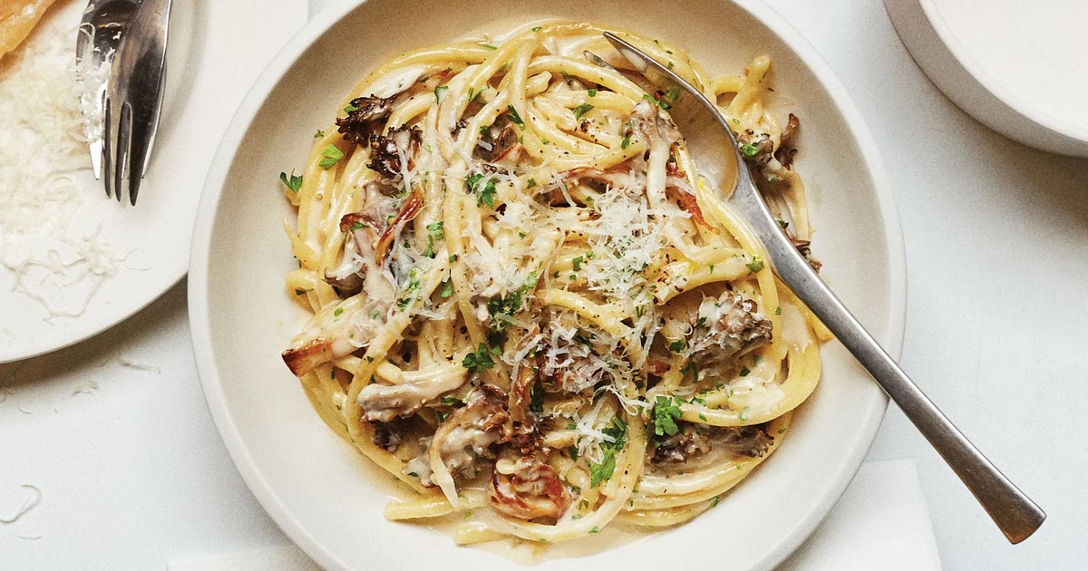 Creamy Mushroom Pasta Recipe | Samsung Food App