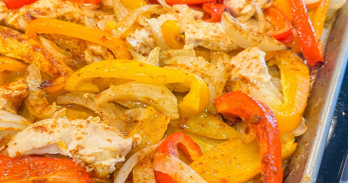 Sheetpan Chicken Fajitas Recipe | Samsung Food App