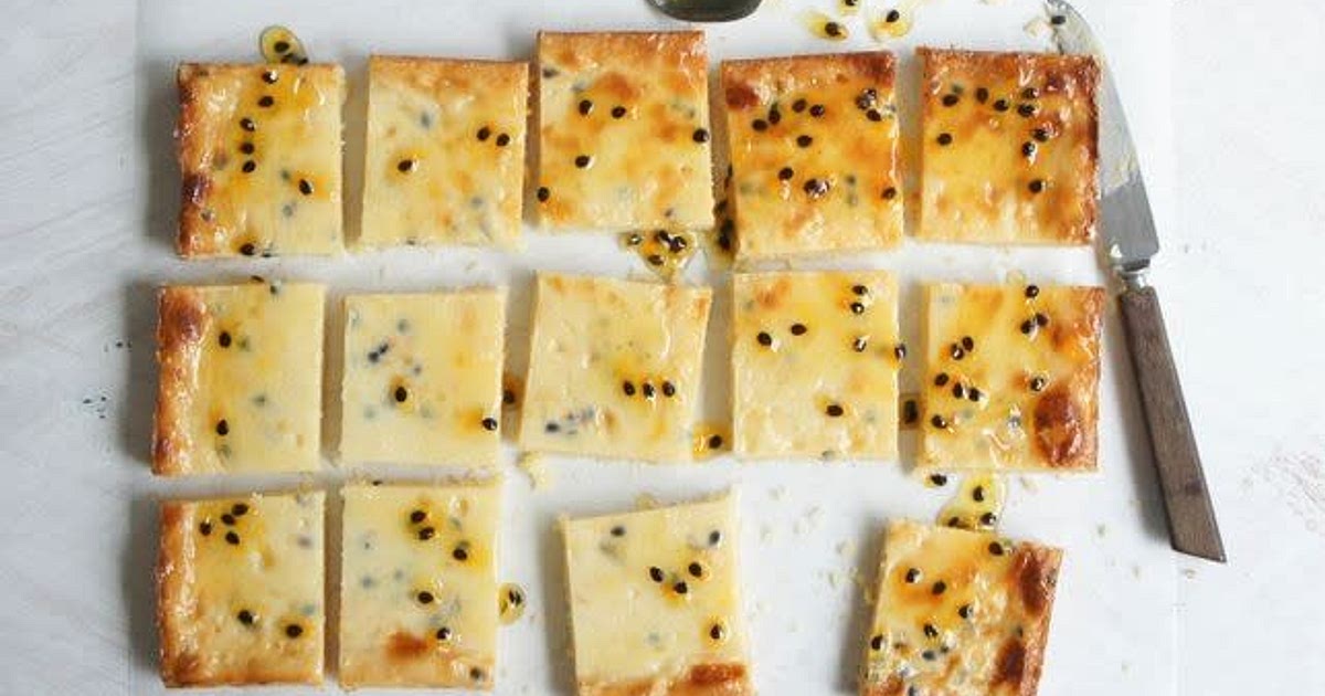 Passionfruit slice Recipe | Samsung Food App