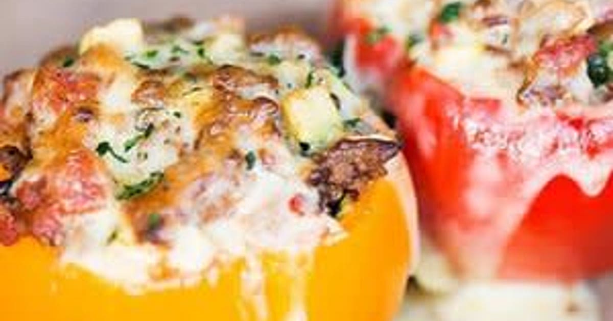 Classic Stuffed Bell Peppers (Freezer/Low Sodium/Diabetic Friendly) Recipe | Samsung Food App