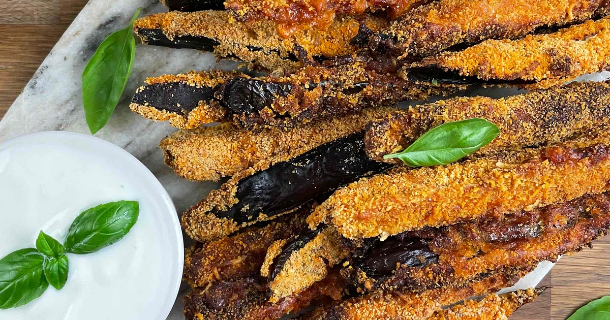 Parmesan Aubergine Fries Recipe | Samsung Food App