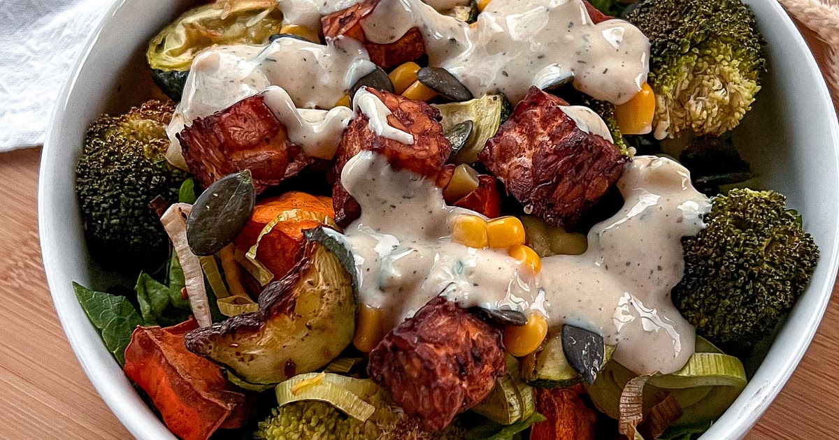 Easy Tempeh Bowl with Tzaziki Dressing Recipe | Samsung Food App