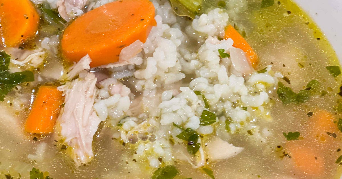 20 minute chicken rice soup Recipe | Samsung Food App