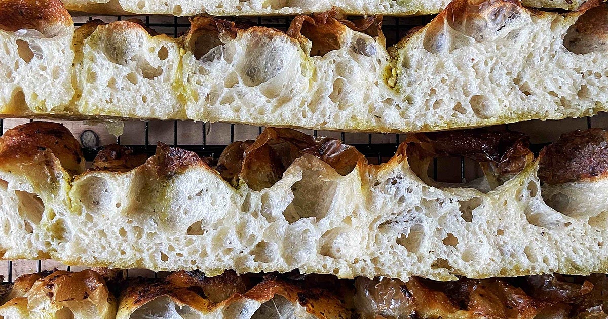 Pesto Parmesan Focaccia Recipe | Samsung Food App