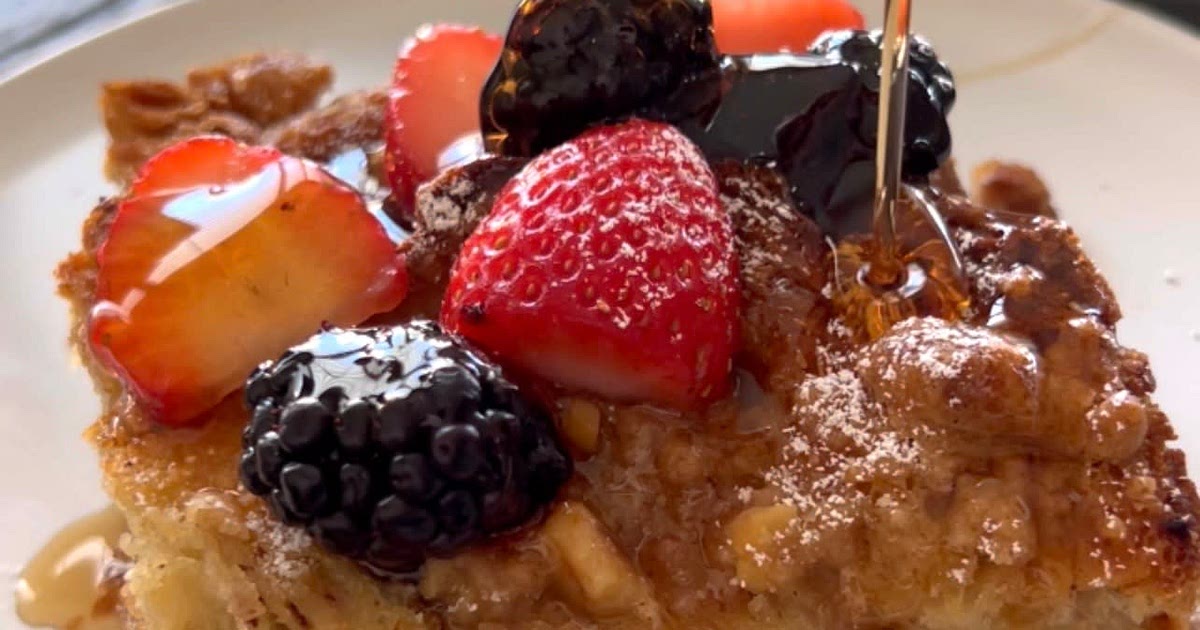 Overnight Baked French Toast Recipe | Samsung Food App