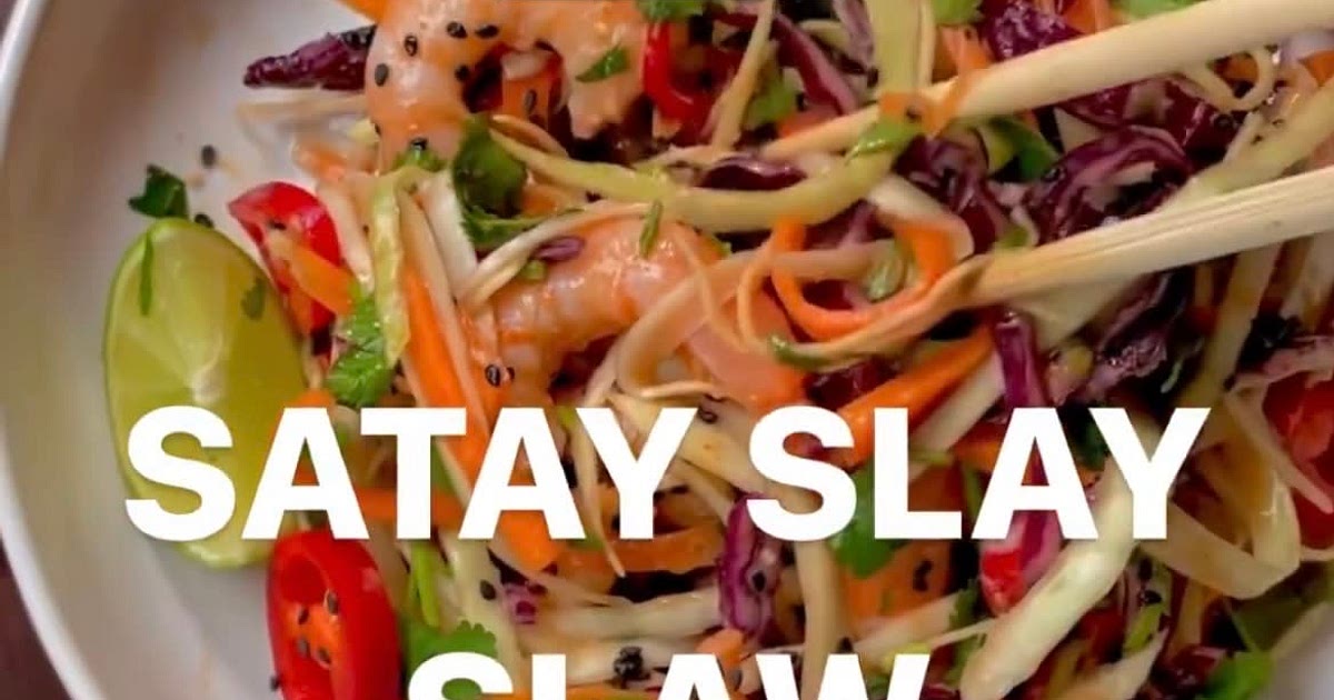 Satay Slay Slaw Recipe | Samsung Food App